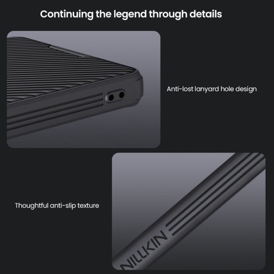 Husa Nillkin CamShield PRO Magnetică (MagSafe) pentru Samsung Galaxy S25 Ultra, Neagra (Bakr, 57983125493) by www.silkase.ro