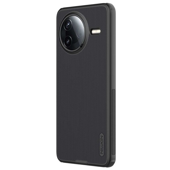 Husa Nillkin Super Frosted PRO Magnetică (MagSafe) pentru Poco F7 Pro, Neagra (Bakr, 57983125762) by www.silkase.ro