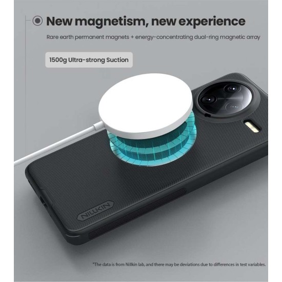 Husa Nillkin Super Frosted PRO Magnetică (MagSafe) pentru Poco F7 Ultra, Neagra (Bakr, 57983125763) by www.silkase.ro