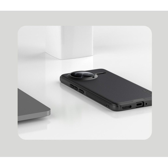 Husa Nillkin Super Frosted PRO Magnetică (MagSafe) pentru Poco F7 Ultra, Neagra (Bakr, 57983125763) by www.silkase.ro