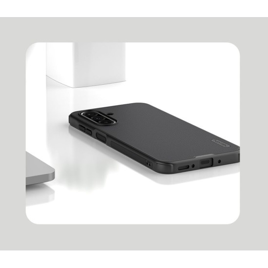 Husa Nillkin Super Frosted PRO Magnetică (MagSafe) pentru Samsung Galaxy A26 5G, Neagra (Bakr, 57983124904) by www.silkase.ro