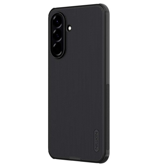 Husa Nillkin Super Frosted PRO Magnetică (MagSafe) pentru Samsung Galaxy A56 5G, Neagra (Bakr, 57983125245) by www.silkase.ro