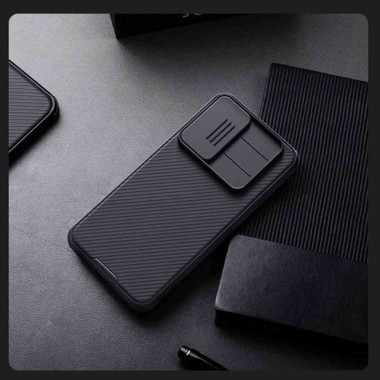 Husa Nillkin CamShield PRO Magnetică (MagSafe) pentru Samsung Galaxy A56 5G, Neagra (Bakr, 57983125249) by www.silkase.ro