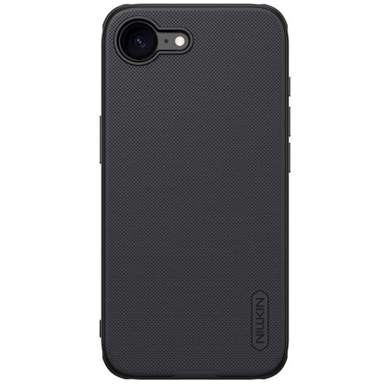 Husa Nillkin Super Frosted PRO Magnetică (MagSafe) pentru Apple iPhone 16e, Neagra (Bakr, 57983125270) by www.silkase.ro