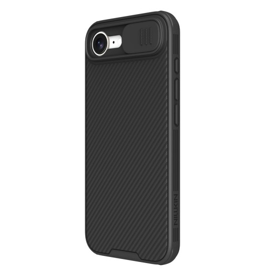 Husa Nillkin CamShield PRO pentru iPhone 16e, Neagra Husa Nillkin CamShield PRO pentru iPhone 16e, Neagra (Bakr, 57983125242) by www.silkase.ro