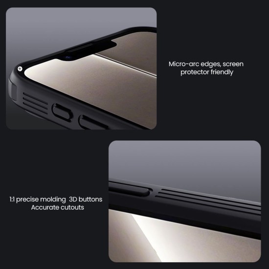 Husa Nillkin CamShield PRO pentru iPhone 16e, Neagra Husa Nillkin CamShield PRO pentru iPhone 16e, Neagra (Bakr, 57983125242) by www.silkase.ro