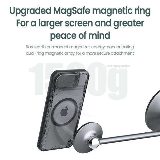 Husa Nillkin Iceblade Prop Magnetică (MagSafe) pentru Apple iPhone 16e, Neagra Husa Nillkin Iceblade Prop Magnetică (MagSafe) pentru Apple iPhone 16e, Neagra (Bakr, 57983125268) by www.silkase.ro