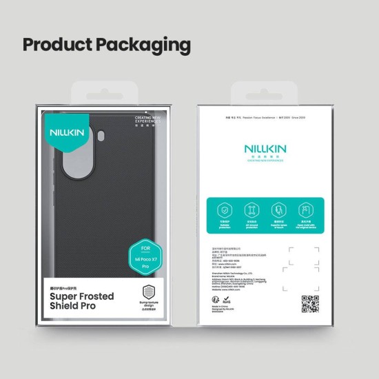 Husa Nillkin Super Frosted PRO pentru Poco X7 Pro 5G, Neagra Husa Nillkin Super Frosted PRO pentru Poco X7 Pro 5G, Neagra (Bakr, 57983124996) by www.silkase.ro
