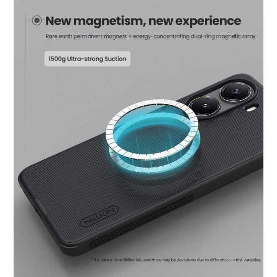 Husa Nillkin Super Frosted PRO Magnetică (MagSafe) pentru Poco X7 Pro 5G, Neagra (Bakr, 57983124995) by www.silkase.ro