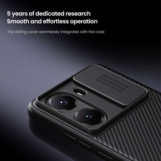 Husa Nillkin CamShield PRO pentru Poco X7 Pro 5G, Neagra (Bakr, 57983124998) by www.silkase.ro