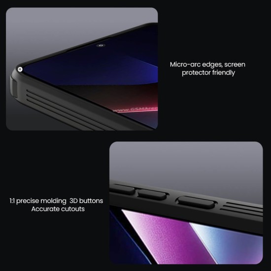Husa Nillkin CamShield PRO pentru Poco X7 Pro 5G, Neagra (Bakr, 57983124998) by www.silkase.ro