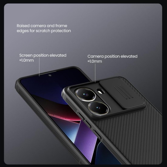 Husa Nillkin CamShield PRO Magnetică (MagSafe) pentru Poco X7 Pro 5G, Neagra Husa Nillkin CamShield PRO Magnetică (MagSafe) pentru Poco X7 Pro 5G, Neagra (Bakr, 57983124997) by www.silkase.ro