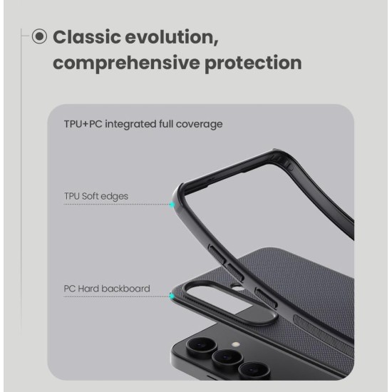 Husa Nillkin Super Frosted PRO pentru Samsung Galaxy S25 FE, Neagra Husa Nillkin Super Frosted PRO pentru Samsung Galaxy S25 FE, Neagra (Bakr, 57983128083) by www.silkase.ro