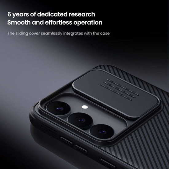 Husa Nillkin CamShield PRO pentru Samsung Galaxy S25 FE, Neagra (Bakr, 57983128089) by www.silkase.ro