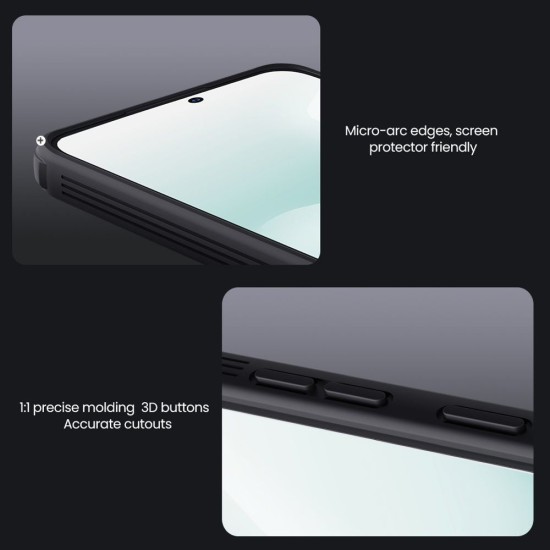 Husa Nillkin CamShield PRO pentru Samsung Galaxy S25 FE, Neagra (Bakr, 57983128089) by www.silkase.ro