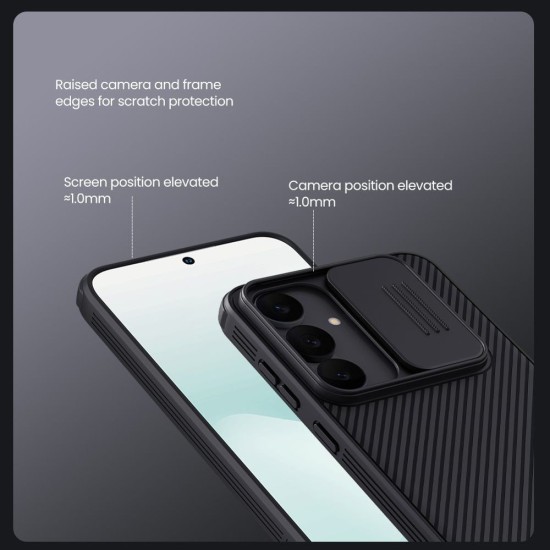 Husa Nillkin CamShield PRO Magnetică (MagSafe) pentru Samsung Galaxy S25 FE, Neagra (Bakr, 57983128087) by www.silkase.ro