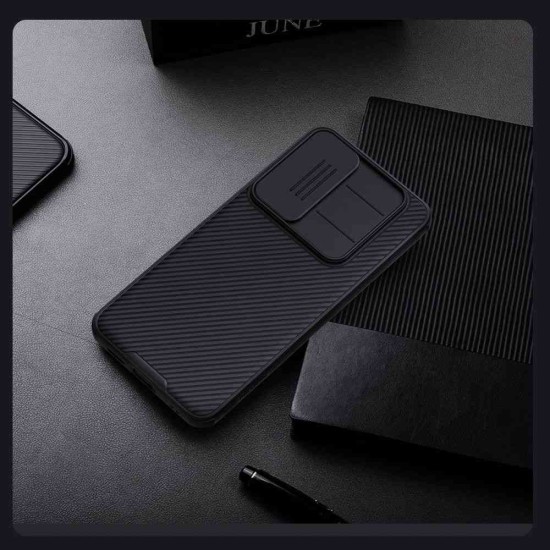 Husa Nillkin CamShield PRO Magnetică (MagSafe) pentru Samsung Galaxy S25 FE, Neagra (Bakr, 57983128087) by www.silkase.ro