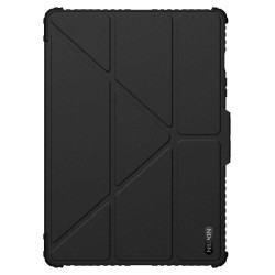 Husa Nillkin Bumper PRO Stand Multi-Angle pentru Samsung Galaxy Tab S9 / S10 FE, Neagra