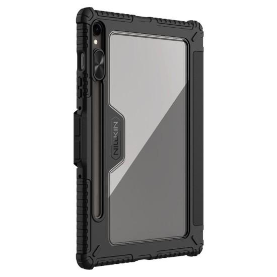 Husa Nillkin Bumper PRO Stand Multi-Angle pentru Samsung Galaxy Tab S9 / S10 FE, Neagra Husa Nillkin Bumper PRO Stand Multi-Angle pentru Samsung Galaxy Tab S9 / S10 FE, Neagra (Bakr, 57983126086) by www.silkase.ro