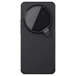 Husa Nillkin CarboProp Aramidă Magnetică (MagSafe) pentru Xiaomi 15 Ultra, Negru/Transparent
