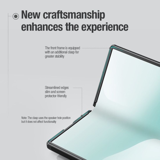 Husa Nillkin Super Frosted FOLD pentru Samsung Galaxy Z Fold 7, Neagra Husa Nillkin Super Frosted FOLD pentru Samsung Galaxy Z Fold 7, Neagra (Bakr, 57983126239) by www.silkase.ro