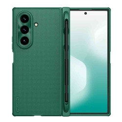 Husa Nillkin Super Frosted FOLD Magnetică (Suport S Pen) pentru Samsung Galaxy Z Fold 7, Verde Închis