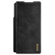 Husa Nillkin Qin Book PRO (Piele, Suport S Pen) pentru Samsung Galaxy Z Fold 7, Neagra (Bakr, 57983126247) by www.silkase.ro