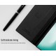 Husa Nillkin Qin Book PRO (Piele, Suport S Pen) pentru Samsung Galaxy Z Fold 7, Maro (Bakr, 57983126248) by www.silkase.ro