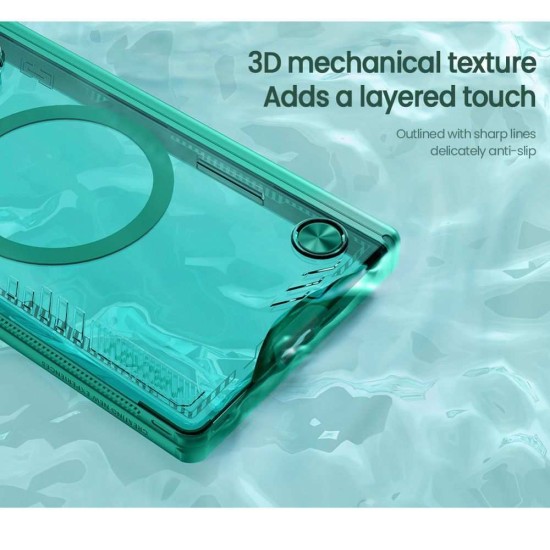 Husa Nillkin Iceblade Prop Magnetică (MagSafe) pentru Samsung Galaxy Z Fold 7, Verde (Bakr, 57983126230) by www.silkase.ro