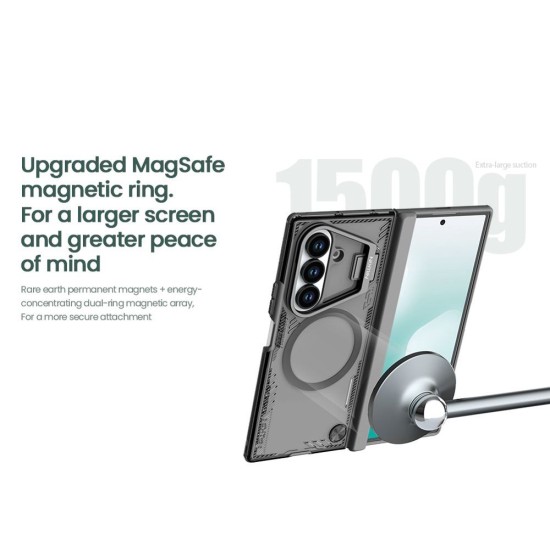 Husa Nillkin Iceblade Prop Magnetică (MagSafe) pentru Samsung Galaxy Z Fold 7, Verde (Bakr, 57983126230) by www.silkase.ro
