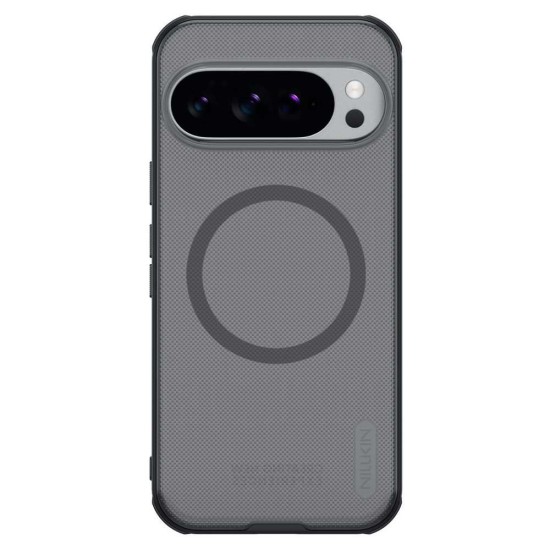 Husa Nillkin Super Frosted PRO Magnetică (MagSafe) pentru Google Pixel 10 / 10 Pro, Transparentă (Negru) (Bakr, 57983128453) by www.silkase.ro