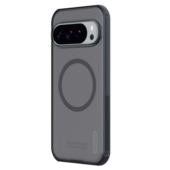 Husa Nillkin Super Frosted PRO Magnetică (MagSafe) pentru Google Pixel 10 / 10 Pro, Transparentă (Negru) (Bakr, 57983128453) by www.silkase.ro