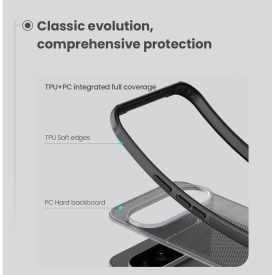 Husa Nillkin Super Frosted PRO pentru Google Pixel 10 Pro XL, Transparentă (Negru) Husa Nillkin Super Frosted PRO pentru Google Pixel 10 Pro XL, Transparentă (Negru) (Bakr, 57983128454) by www.silkase.ro