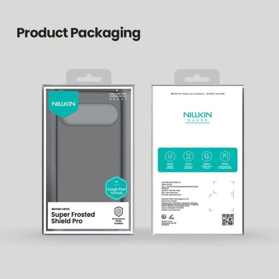 Husa Nillkin Super Frosted PRO pentru Google Pixel 10 Pro XL, Transparentă (Negru) Husa Nillkin Super Frosted PRO pentru Google Pixel 10 Pro XL, Transparentă (Negru) (Bakr, 57983128454) by www.silkase.ro