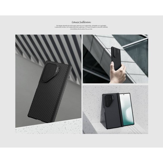 Husa Nillkin CarboProp Aramidă Magnetică (MagSafe) pentru Samsung Galaxy Z Fold 7, Neagra Husa Nillkin CarboProp Aramidă Magnetică (MagSafe) pentru Samsung Galaxy Z Fold 7, Neagra (Bakr, 57983126227) by www.silkase.ro