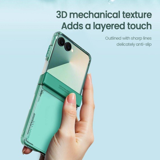 Husa Nillkin Iceblade pentru Samsung Galaxy Z Flip 7, Verde Husa Nillkin Iceblade pentru Samsung Galaxy Z Flip 7, Verde (Bakr, 57983126252) by www.silkase.ro