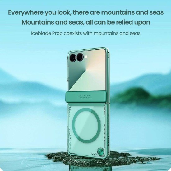 Husa Nillkin Iceblade Magnetică pentru Samsung Galaxy Z Fold 7, Verde Husa Nillkin Iceblade Magnetică pentru Samsung Galaxy Z Fold 7, Verde (Bakr, 57983126254) by www.silkase.ro