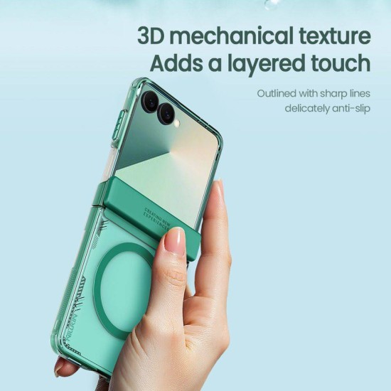 Husa Nillkin Iceblade Magnetică pentru Samsung Galaxy Z Fold 7, Verde Husa Nillkin Iceblade Magnetică pentru Samsung Galaxy Z Fold 7, Verde (Bakr, 57983126254) by www.silkase.ro