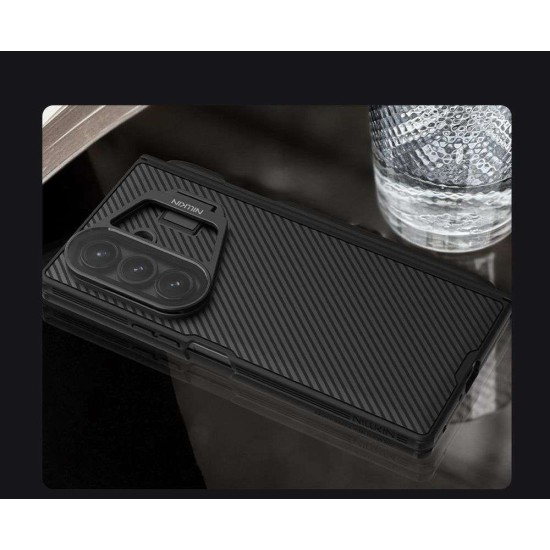 Husa Nillkin CamShield Prop (Slot S Pen) pentru Samsung Galaxy Z Fold 7, Neagra (Lentilă Transparentă) (Bakr, 57983127794) by www.silkase.ro
