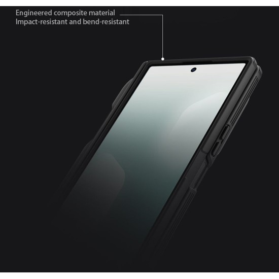 Husa Nillkin CamShield Prop (Slot S Pen) pentru Samsung Galaxy Z Fold 7, Neagra (Lentilă Transparentă) (Bakr, 57983127794) by www.silkase.ro