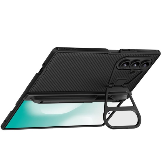 Husa Nillkin CamShield Prop Magnetică (Slot S Pen) pentru Samsung Galaxy Z Fold 7, Neagra (Lentilă Transparentă) (Bakr, 57983127796) by www.silkase.ro