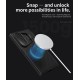 Husa Nillkin CamShield Prop Magnetică (Slot S Pen) pentru Samsung Galaxy Z Fold 7, Neagra (Lentilă Transparentă) (Bakr, 57983127796) by www.silkase.ro