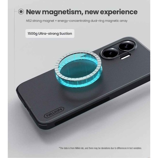 Husa Nillkin Super Frosted PRO Magnetică (MagSafe) pentru Poco F7, Neagra (Bakr, 57983127279) by www.silkase.ro