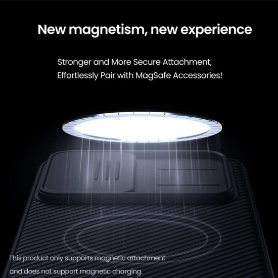 Husa Nillkin CamShield PRO Magnetică (MagSafe) pentru Poco F7, Neagra Husa Nillkin CamShield PRO Magnetică (MagSafe) pentru Poco F7, Neagra (Bakr, 57983127277) by www.silkase.ro