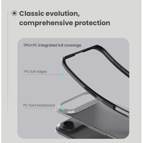 Husa Nillkin Super Frosted PRO pentru Apple iPhone Air, Transparentă (Negru) Husa Nillkin Super Frosted PRO pentru Apple iPhone Air, Transparentă (Negru) (Bakr, 57983127598) by www.silkase.ro