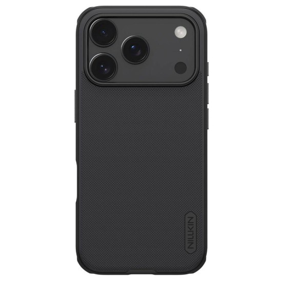 Husa Nillkin Super Frosted PRO pentru Apple iPhone 17 Pro Max, Neagra (Bakr, 57983127601) by www.silkase.ro
