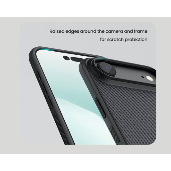 Husa Nillkin Super Frosted PRO Magnetică (MagSafe) pentru Apple iPhone Air, Neagra (Bakr, 57983127614) by www.silkase.ro