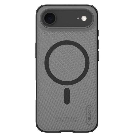 Husa Nillkin Super Frosted PRO Magnetică (MagSafe) pentru Apple iPhone Air, Transparentă (Negru) (Bakr, 57983127615) by www.silkase.ro