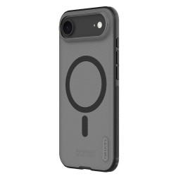 Husa Nillkin Super Frosted PRO Magnetică (MagSafe) pentru Apple iPhone Air, Transparentă (Negru)