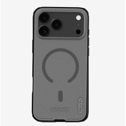 Husa Nillkin Super Frosted PRO Magnetică (MagSafe) pentru Apple iPhone 17 Pro Max/18 Pro Max, Transparentă (Negru)